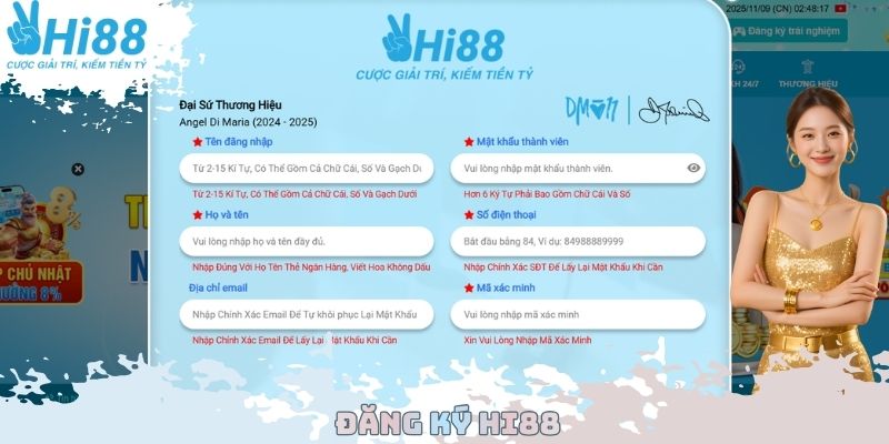 Đăng Ký Hi88 Thành Công Chỉ Trong Tích Tắc Năm 2025